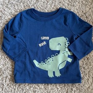 NWT•🦖Baby Boys Dino Graphic Long Sleeve Shirt | Size 6-9m